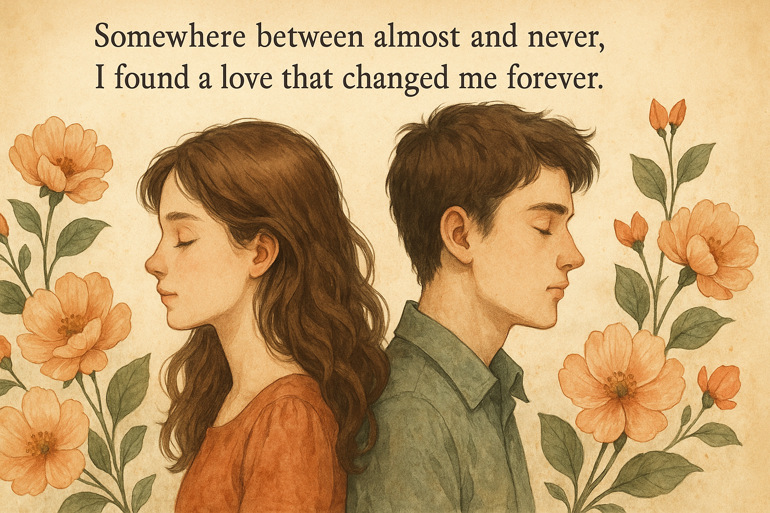 1 True Love Story – Somewhere Between Almost and Never I Found a Love That Changed Me Forever True Love Story